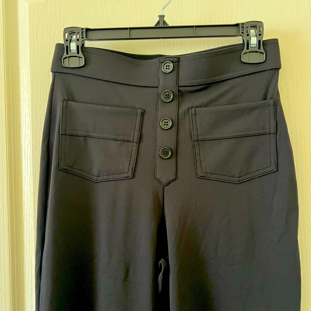Halara High Waisted Button Multiple Pockets Straight Leg Casual Pants